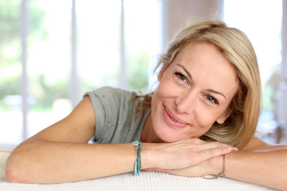 Mujer sonriendo